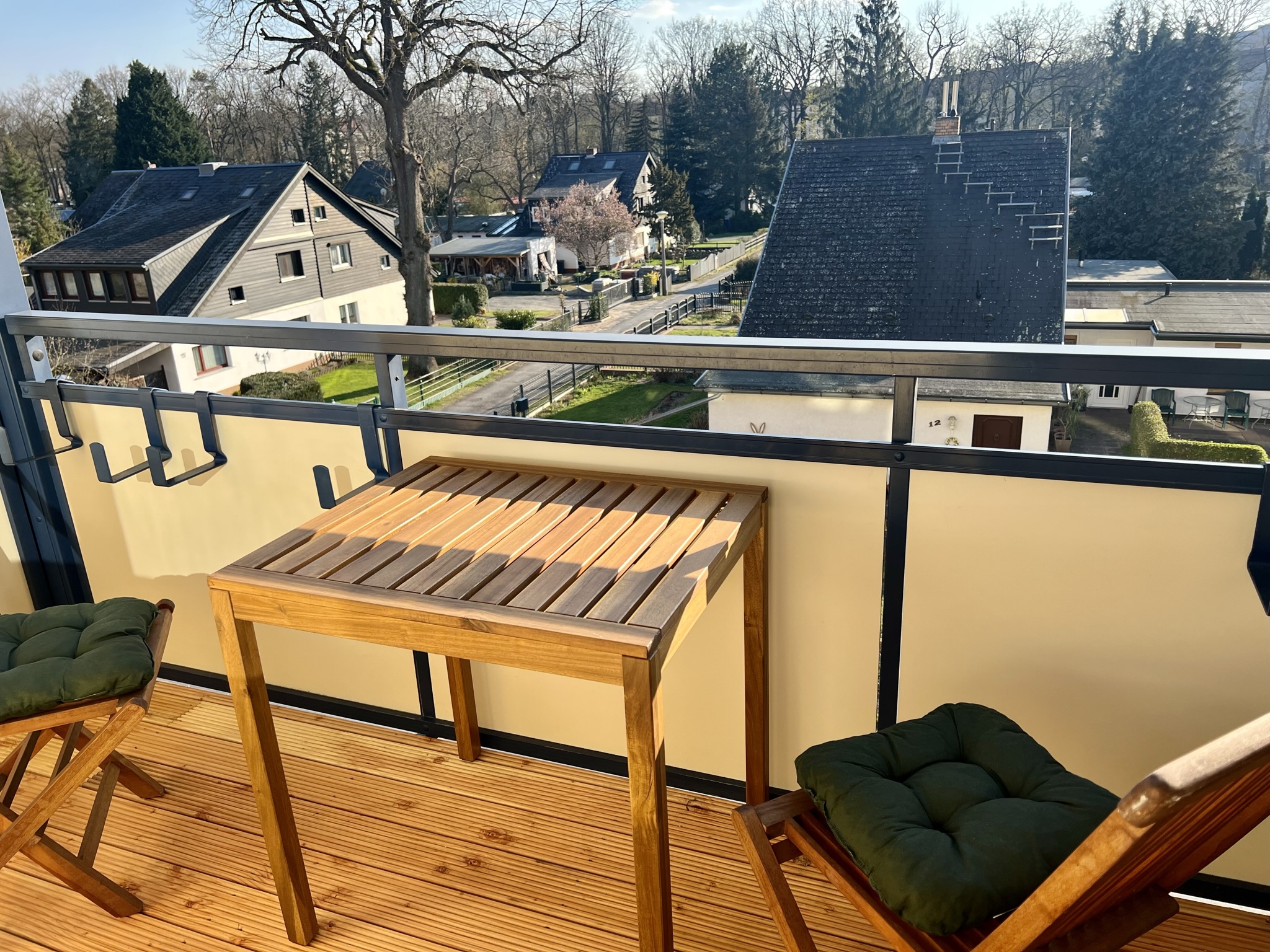 Balkon_1_IMG_1295 Fereinwohnung Enzmann | Potsdam: Balkon, Stuhl